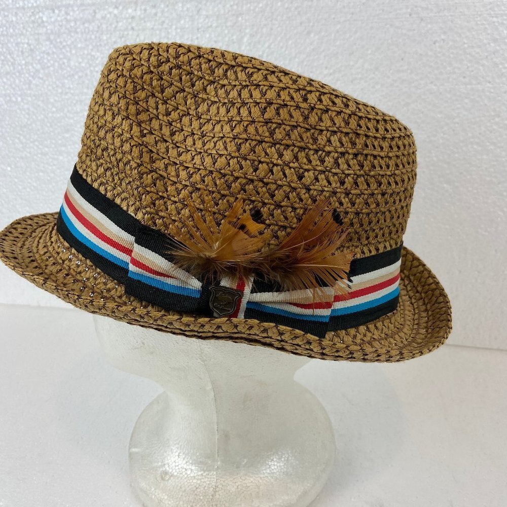 Peter Grimm Lined Straw Fedora